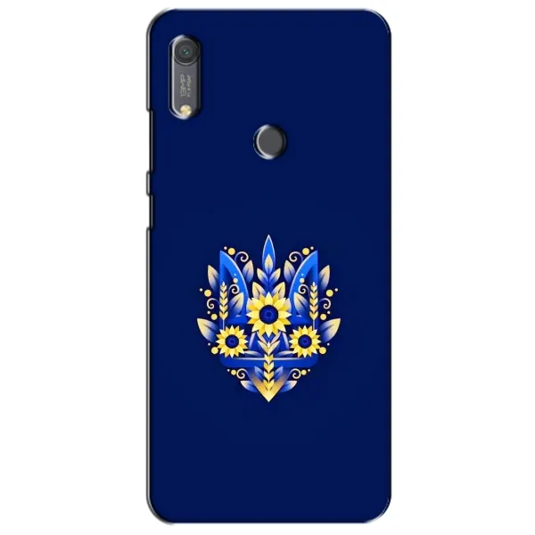 Чехол с рисунком «Цветущий Герб» для Huawei Y6s