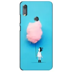Девчачий Чехол для Huawei Y6s (Девочка с тучкой)