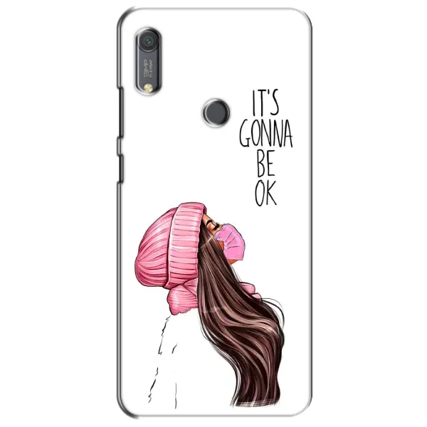 Чехол с рисунком «Девушка в маске» для Huawei Y6s Чехол с рисунком «Девушка в маске» для Huawei Y6s