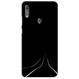 Чехол с картинками на черном фоне для Huawei Y6s (Дорога)