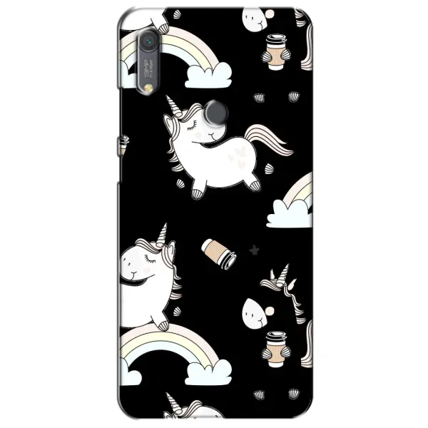 Чехол с рисунком «Единорог с кофе» для Huawei Y6s Чехол с рисунком «Единорог с кофе» для Huawei Y6s