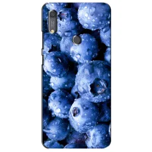 Чехол с изображением вкусной еды для Huawei Y6s (Голубика)