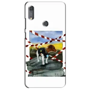 Чехол с принтом Собаки Патрон для Huawei Y6s (Храбрый Патрон)