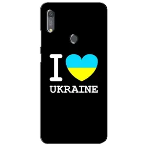 Чехол с Украинской символикой на Хуавей у6с (I Love Ukraine)