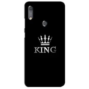 Чехол (Корона на чёрном фоне) для Хуавей у6с (KING)