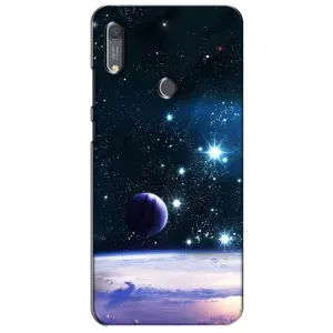Чехол (ТПУ) с планетами на Huawei Y6s (Космический вид)