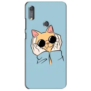 Бампер з зображенням Котиків для Хуавей у6с (КОТИК в окулярах)
