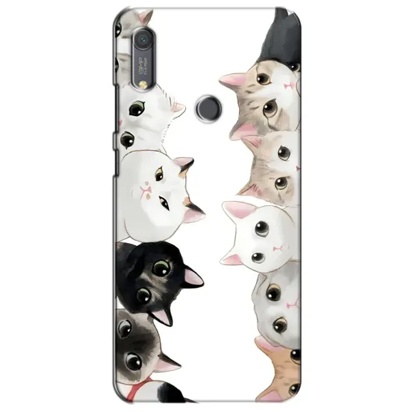 Чехол с рисунком «Коты» для Huawei Y6s