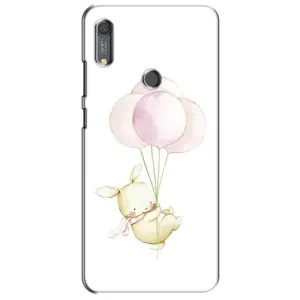 Силіконовий бампер з картинкою звірів для Huawei Y6s (Кролик та кульки)