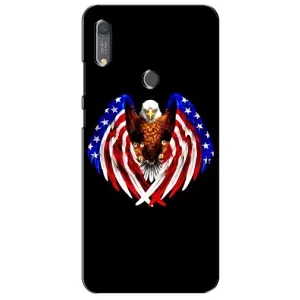 Чехол Флаг USA для Huawei Y6s (Крылья США)