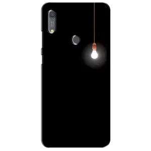 Чохол з картинками на чорному фоні для Huawei Y6s (Лампочка)