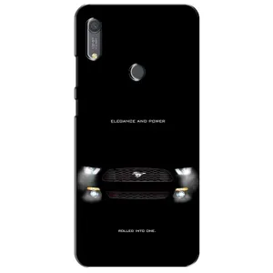 Чехлы с тематикой "Крутые машины" на Huawei Y6s (Черный Land Rover)