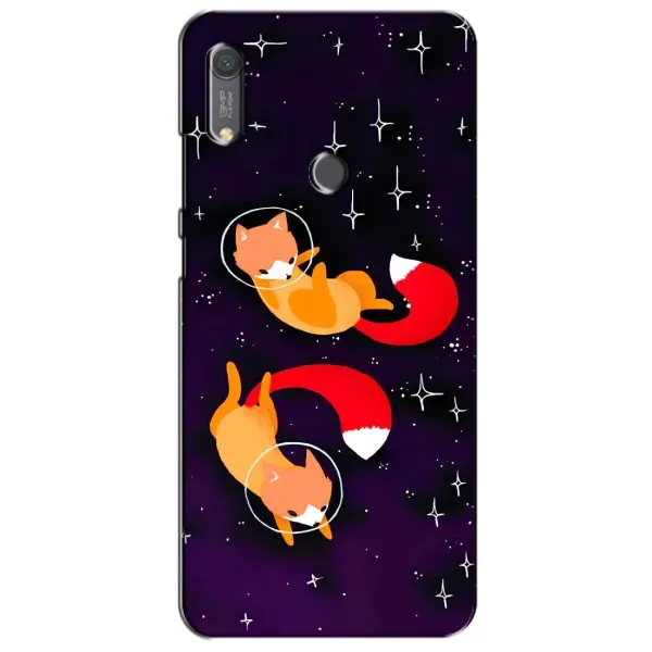 Чехол с рисунком «Лисы» для Huawei Y6s Чехол с рисунком «Лисы» для Huawei Y6s