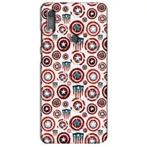 Чехол с Щитом Капитана Америки на Huawei Y6s (Марвел щиты)