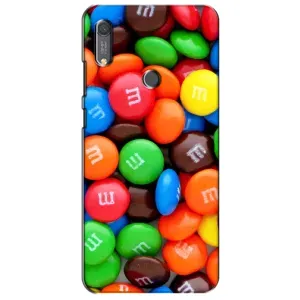 Чехол с изображением вкусной еды для Huawei Y6s (Разноцветные M&M'S)