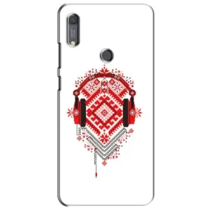 Силиконовый Чехол на Huawei Y6s с картинкой Вышиванки (Модная вышиванка)