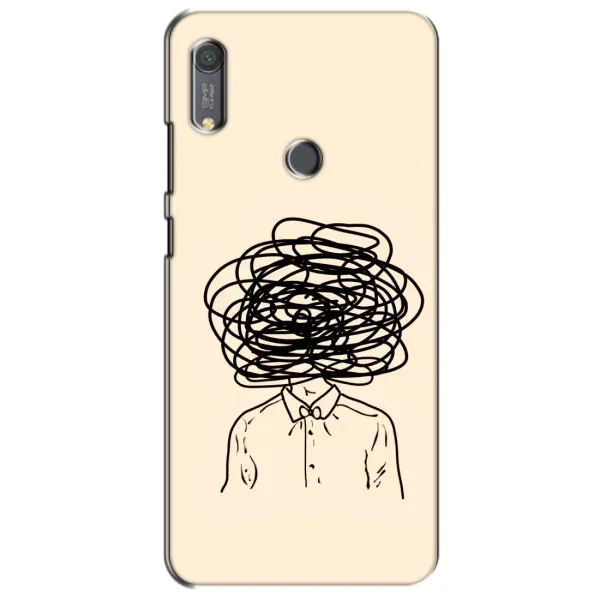 Чехол с рисунком «Мысли» для Huawei Y6s