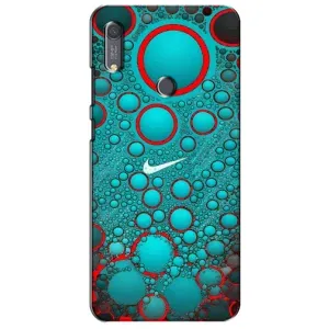 Силиконовый Чехол на Huawei Y6s с картинкой Nike (Найк зеленый)