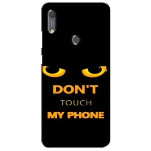 Чехол с Прикольным принтом на Huawei Y6s (Не трогай мой телефон)