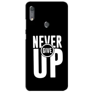 Силиконовый Чехол на Huawei Y6s с картинкой Nike (Never Give UP)