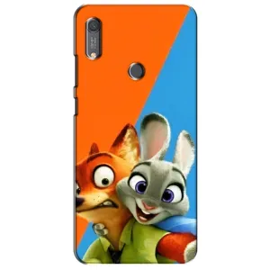 Чехлы ЗВЕРОПОЛИС для Huawei Y6s (Ник и Хопс)