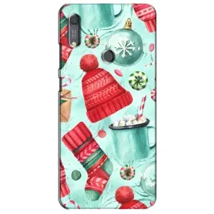 Чехол Санта Клаус для Huawei Y6s (Одежда)