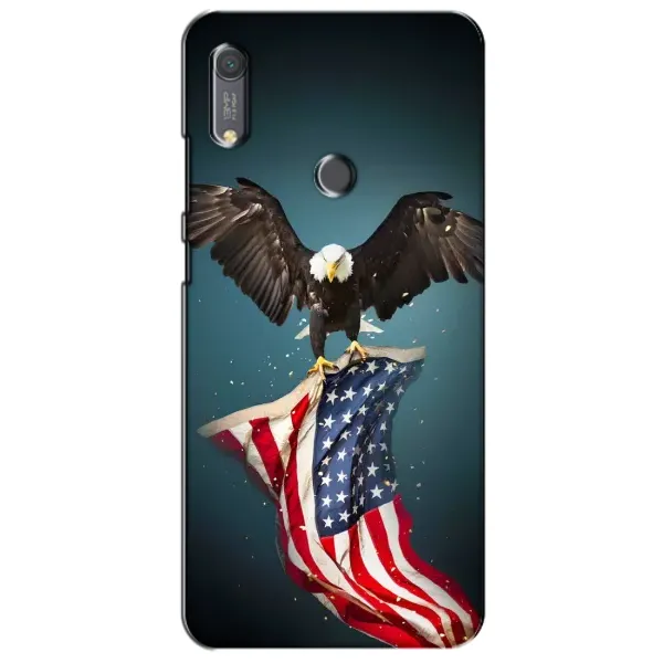 Чехол с рисунком «Орел и флаг» для Huawei Y6s