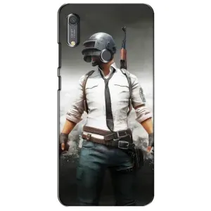 Силиконовый чехол с картинкой "Герой Pubg" на Huawei Y6s (Пабг)