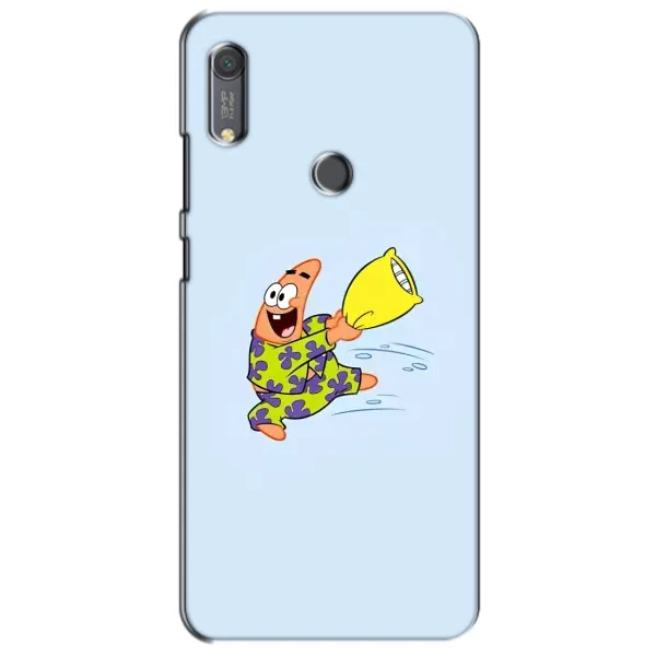 Чехол с рисунком «Патрик с подушкой» для Huawei Y6s