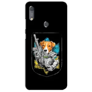 Чехол с принтом для Huawei Y6s (Патрон Воин)