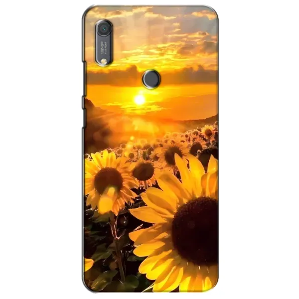 Чехол с рисунком «поле подсолнухов» для Huawei Y6s