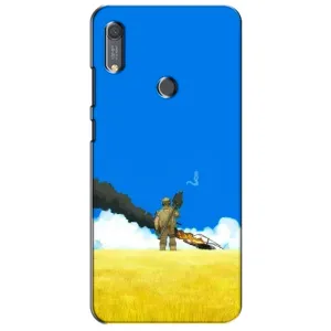 Чехлы на военную тематику для Huawei Y6s (Попадание)