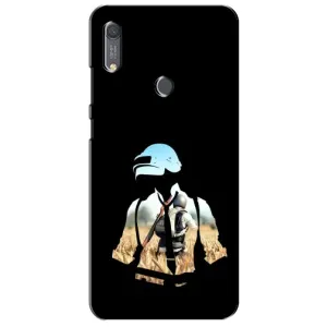 Силиконовый чехол с картинкой "Герой Pubg" на Huawei Y6s (Пубг мен)