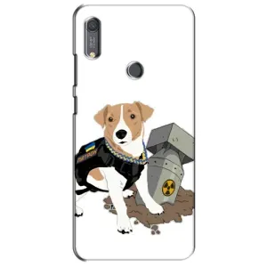 Чехол с принтом Собаки Патрон для Huawei Y6s (Пёс Патрон с ракетой)
