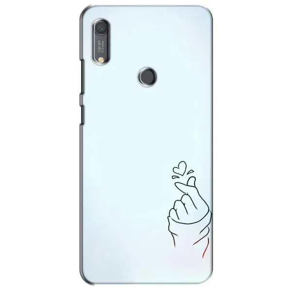 Чехол с рисунком «Сердце на голубом» для Huawei Y6s Чехол с рисунком «Сердце на голубом» для Huawei Y6s