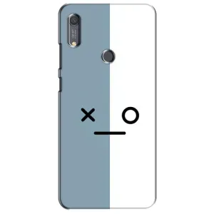 Чехол с рисунком «Серо-белый» для Huawei Y6s