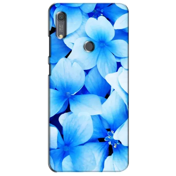 Чехол с рисунком «Синие цветы» для Huawei Y6s Чехол с рисунком «Синие цветы» для Huawei Y6s