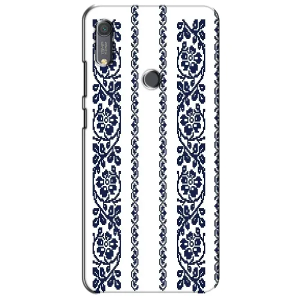 Чехол с рисунком «Синяя вышиванка» для Huawei Y6s Чехол с рисунком «Синяя вышиванка» для Huawei Y6s