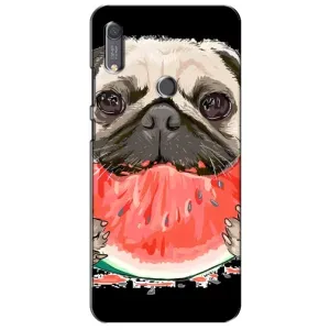 Чохол (ТПУ) Милі песики для Huawei Y6s (Смішний Мопс)