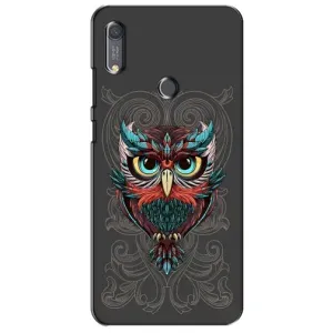 Чохли з принтом СОВИ для Huawei Y6s (Сова на сірому)