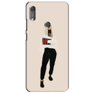 Силиконовый Чехол на Huawei Y6s с картинкой Стильных Девушек (Стильная)