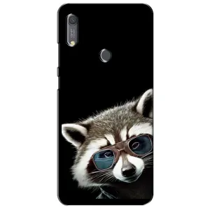 Силіконовий Чохол з Энотами на Huawei Y6s (Стильний Єнот)