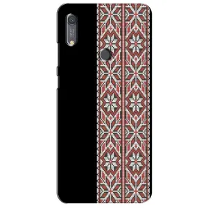 Силиконовый Чехол на Huawei Y6s с картинкой Вышиванки (Стильная вишиванка)
