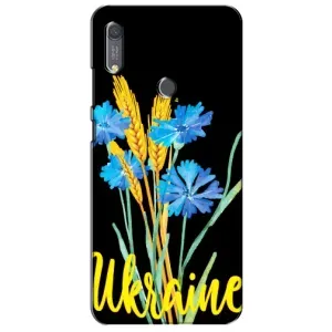 Чехол на Huawei Y6s Украинский дизайн (Ukraine в цветочках)