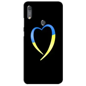 Силиконовый Чехол на Huawei Y6s (Я-Украина) (Украинское сердце)