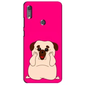 Чохол (ТПУ) Милі песики для Huawei Y6s (Веселий Мопсік)