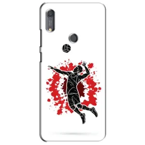 Чехлы с принтом Спортивная тематика для Huawei Y6s (Волейболист)