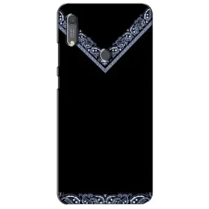 Силиконовый Чехол на Huawei Y6s (Воротник вышиванки)