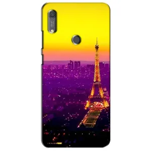 Чехол с Эйфелевой башней на Huawei Y6s (Яркая башня)
