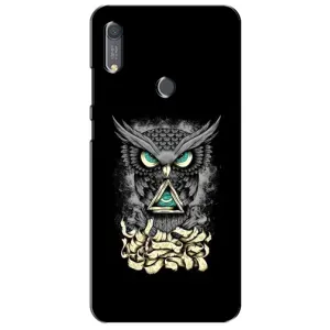 Чохли з принтом СОВИ для Huawei Y6s (Зелені очі)